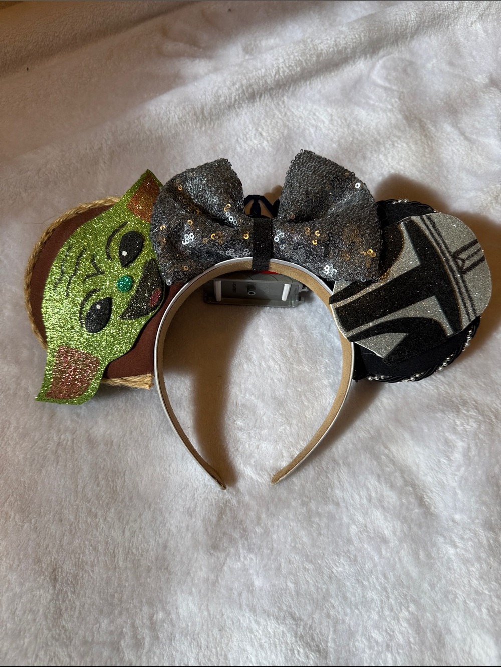 Star Wars Mandalorian and Grogu Minnie Mouse Ears Headband